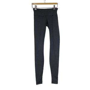 Lululemon Wonder Under Black Leggings Size 2 Full Length, Long Inseam
